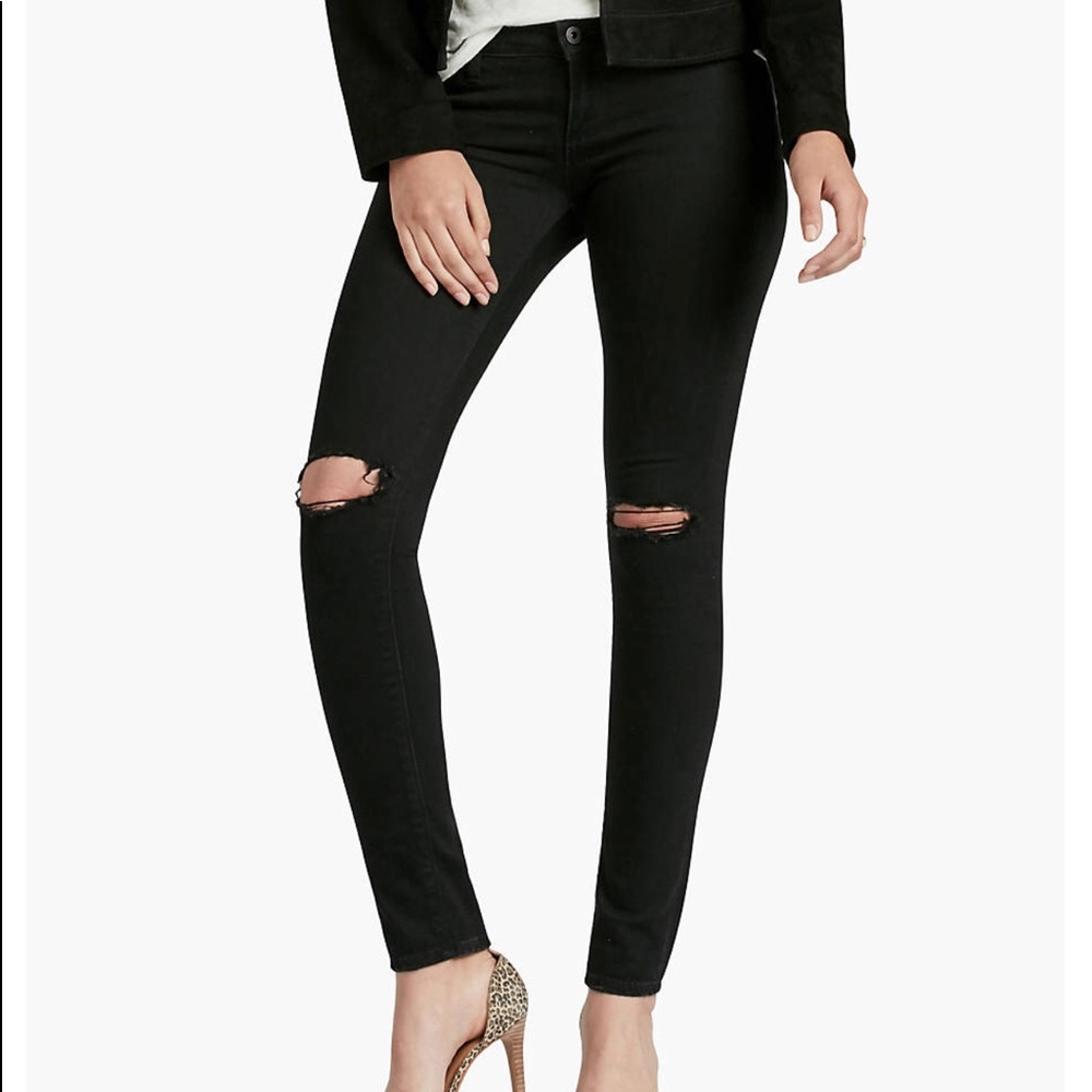 Lucky Brand distressed skinny jeans